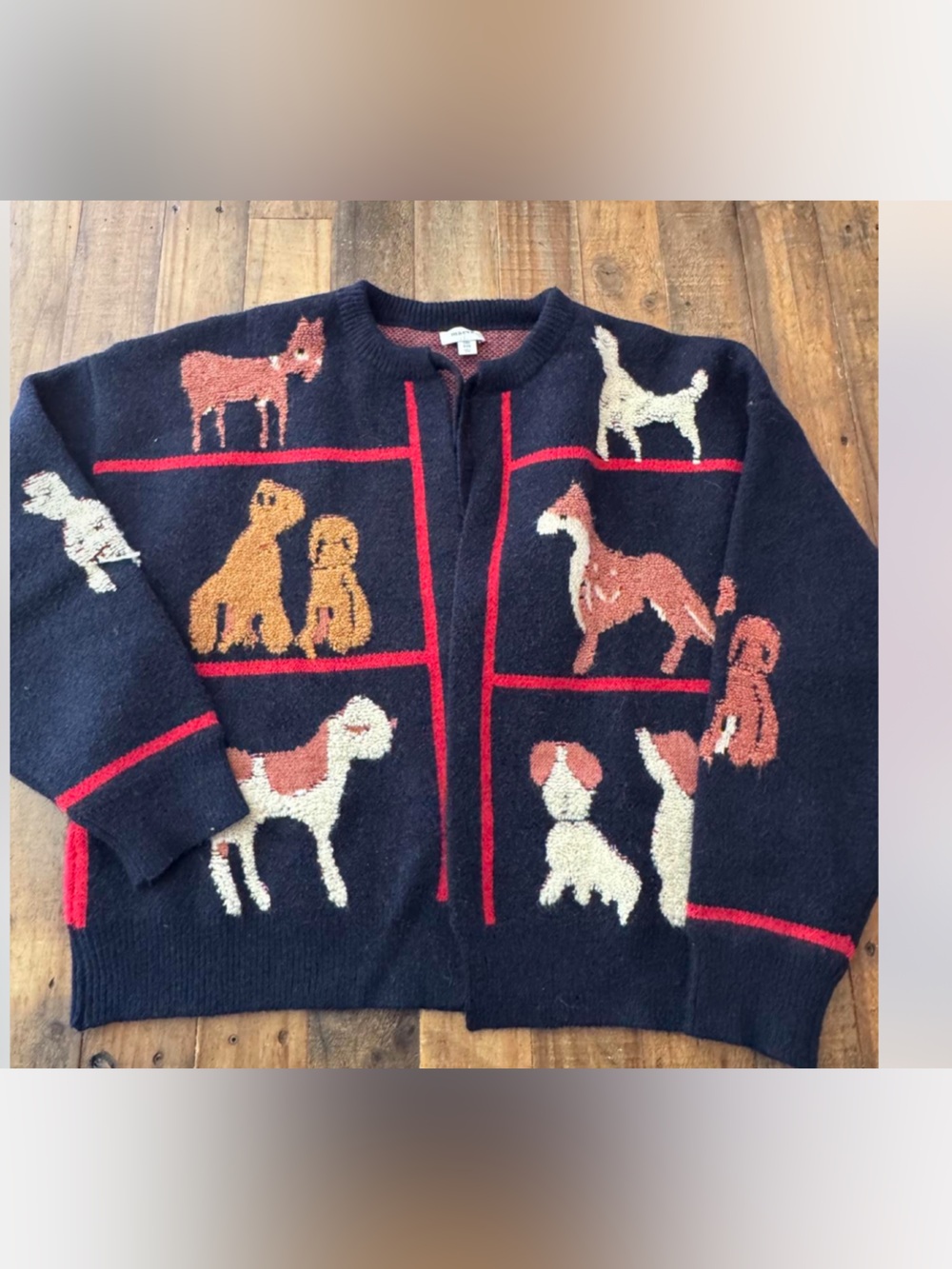 Maeve Anthropologie dog cardigan tie front - Picture 2 of 4